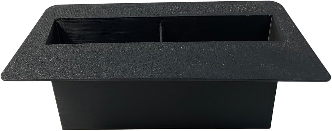 Evolution Golf Cart Console Organizer, Dual Storage Compartment for Phone and Wallet, Compatible with for Evolution D5 Maverick and for Ranger Models, Black