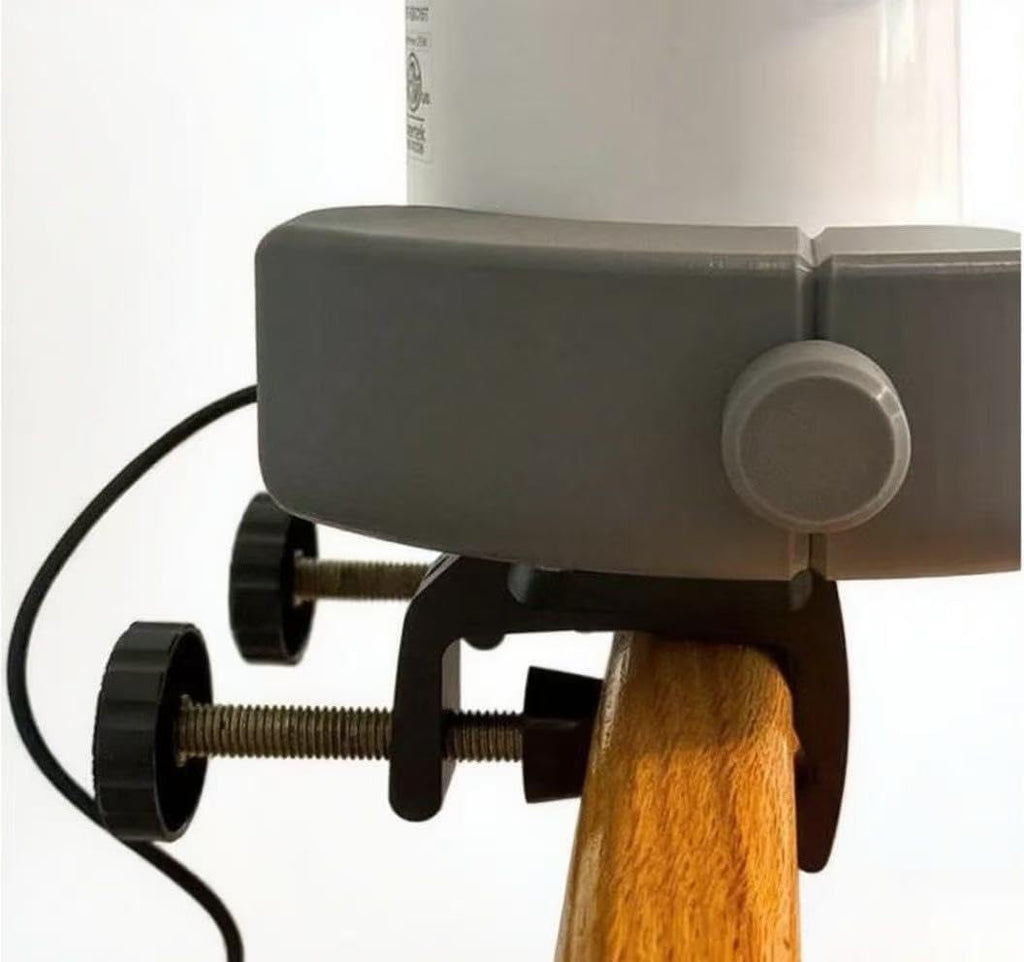 Bed Fan Holder, Suitable for Bunk Beds and Dorms, Compatible with 8.27-Inch Diameter, Tool-Free Clip-On Design (Gray)