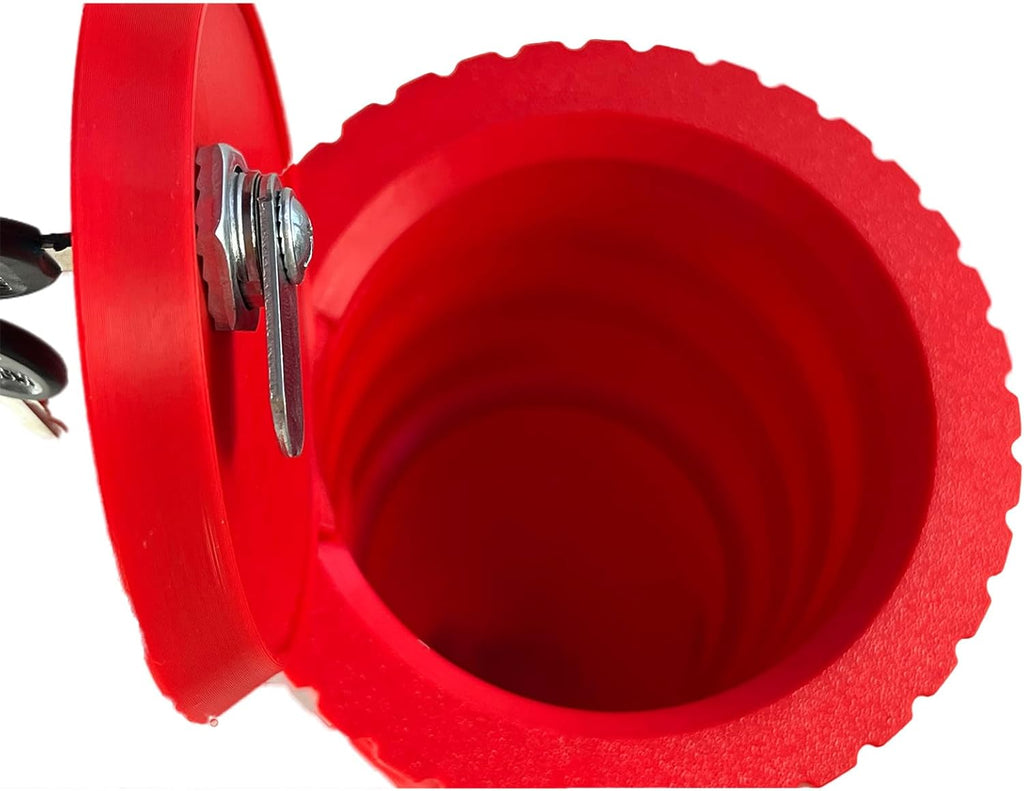 Beach Safe Storage Box with Lock/Beach Safe Container for Valuables and Phone, Portable Beach Locking Box, Sandproof Storage for Swimming, Travel and Outdoor