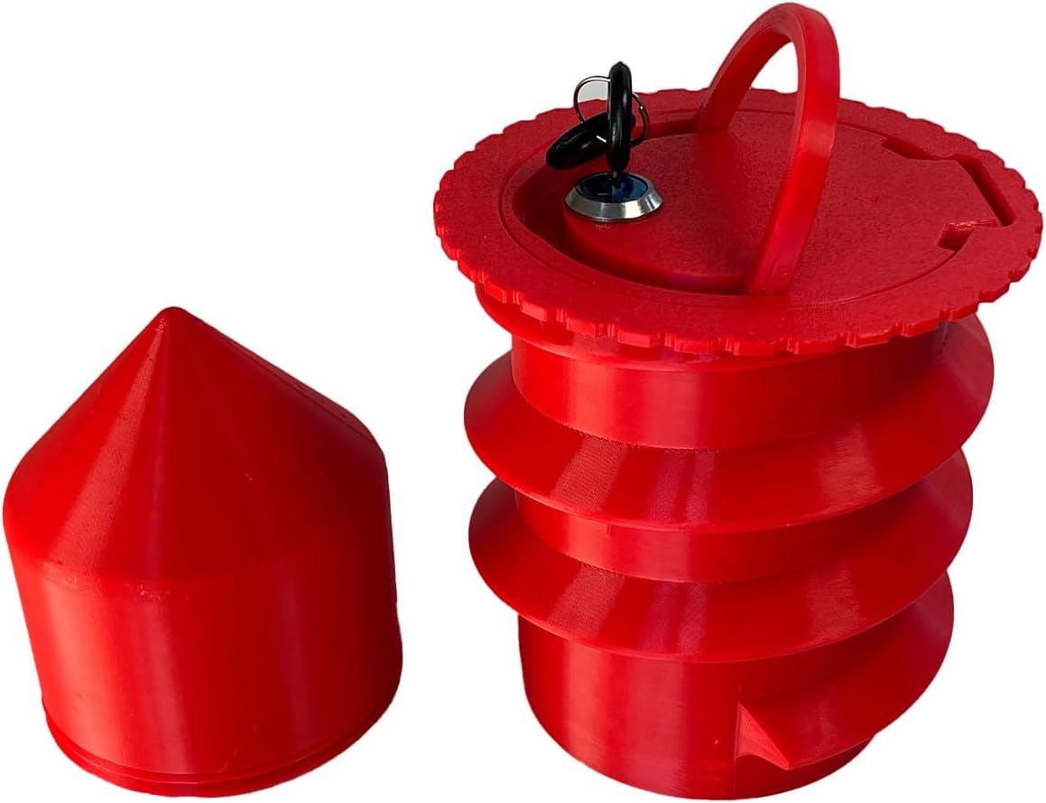 Beach Safe Storage Box with Lock/Beach Safe Container for Valuables and Phone, Portable Beach Locking Box, Sandproof Storage for Swimming, Travel and Outdoor