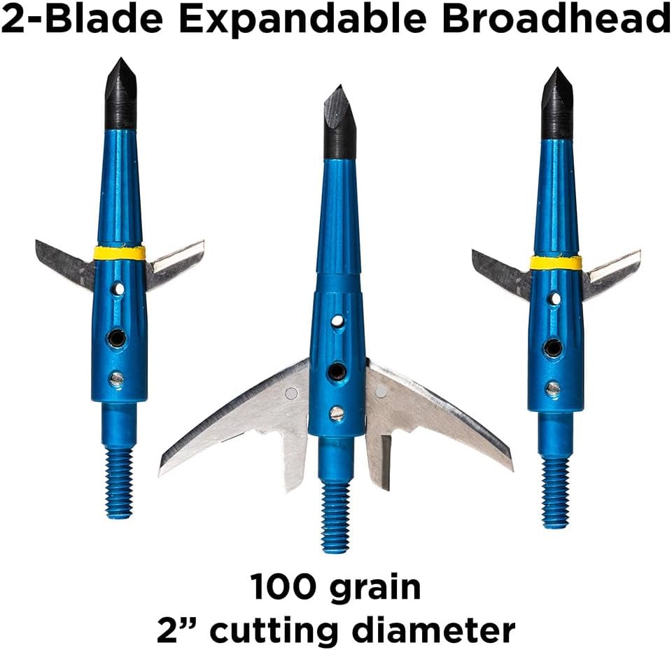 Swhacker Levi Morgan Series 2-Blade Broadhead 2" 100 Grain Pack of 3