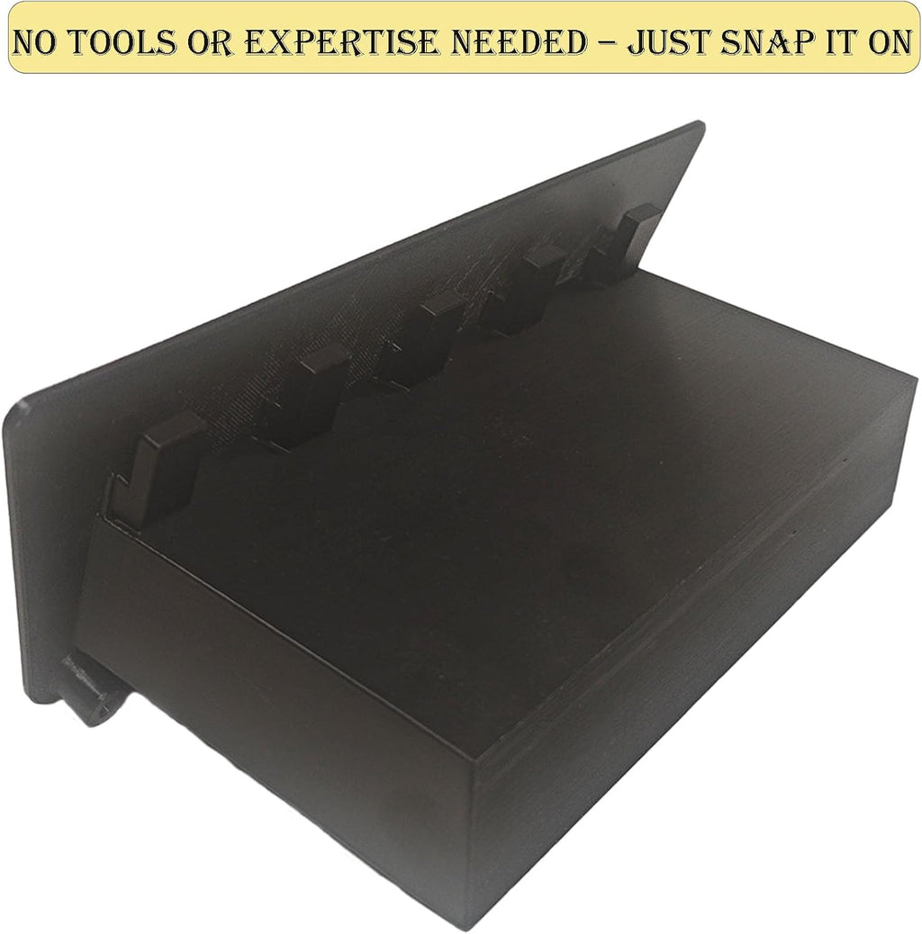 Evolution Golf Cart Console Organizer, Dual Storage Compartment for Phone and Wallet, Compatible with for Evolution D5 Maverick and for Ranger Models, Black