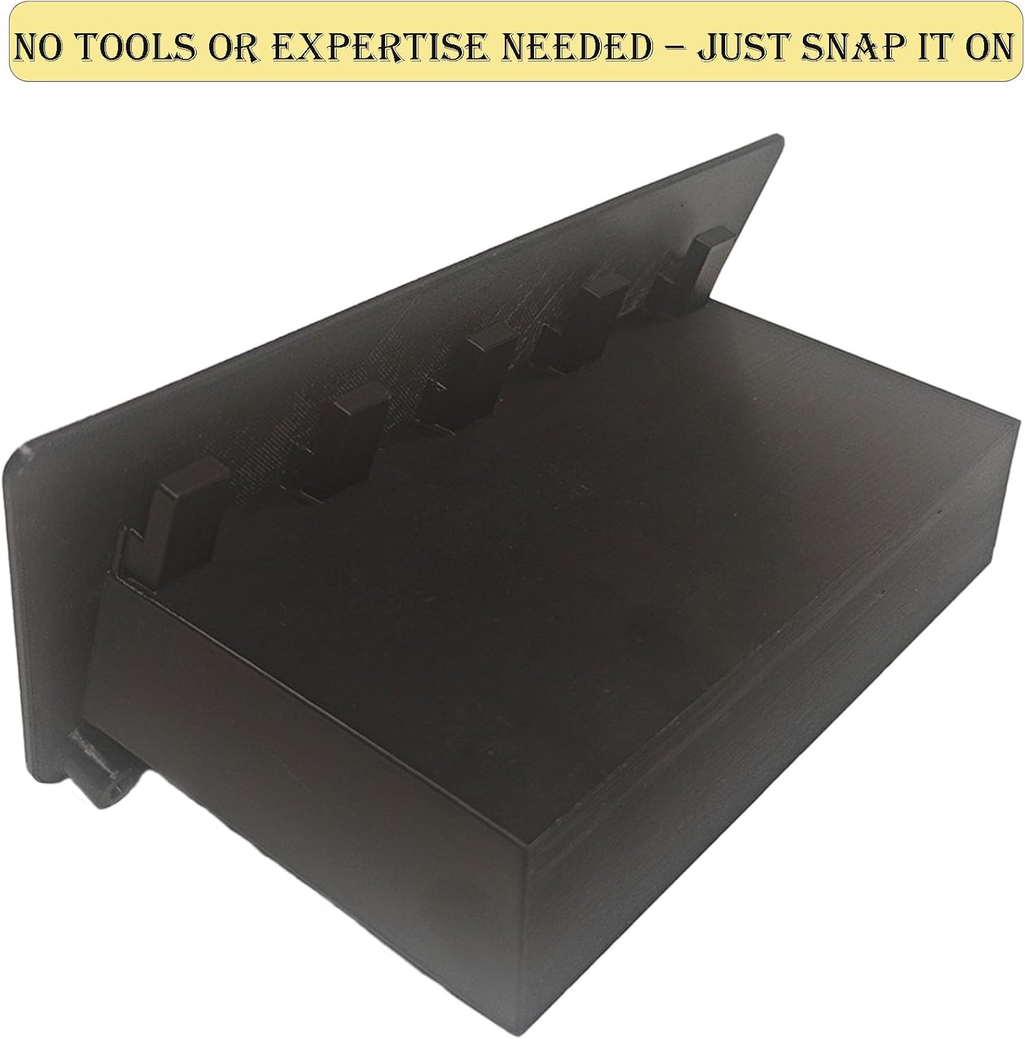 Evolution Golf Cart Console Organizer, Dual Storage Compartment for Phone and Wallet, Compatible with for Evolution D5 Maverick and for Ranger Models, Black