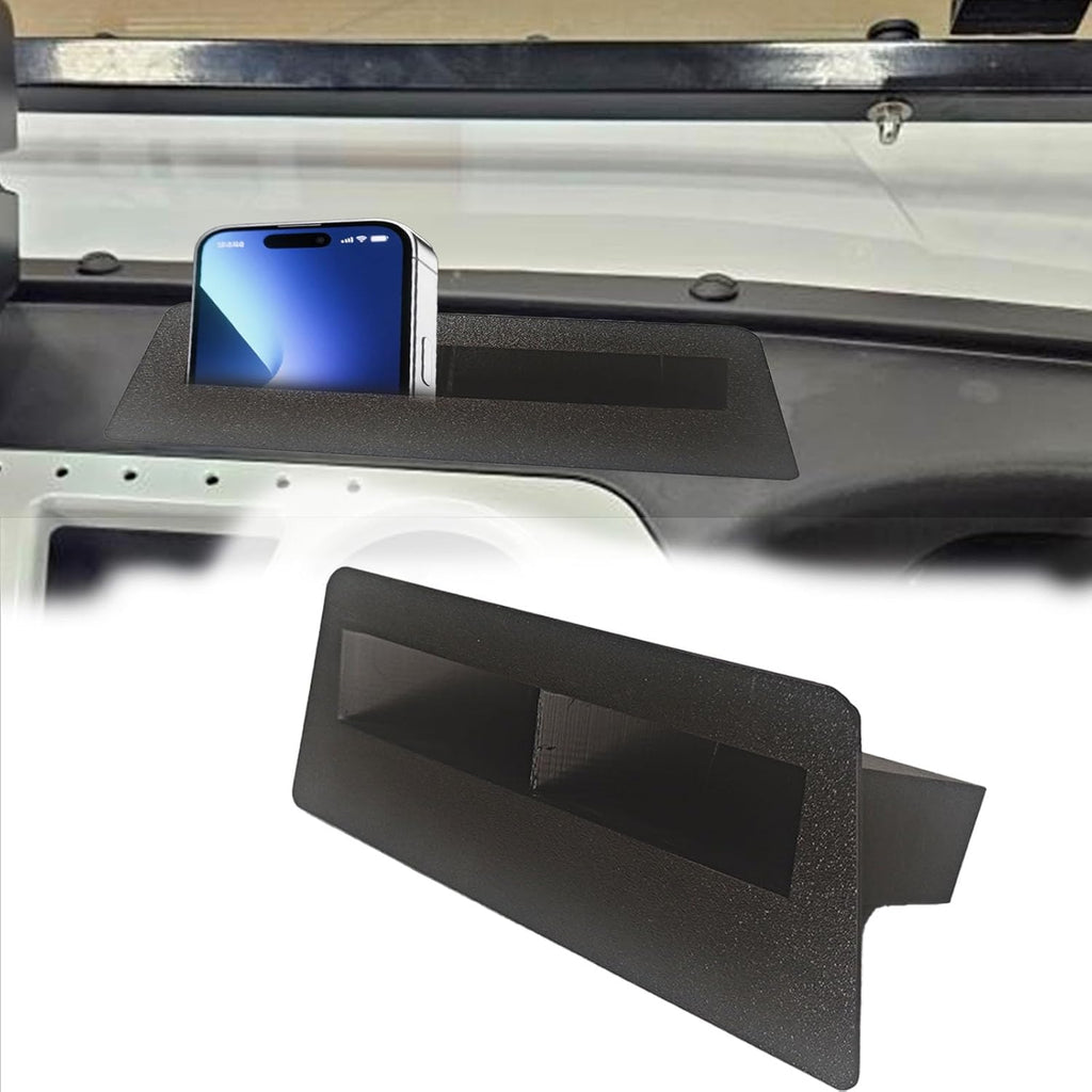 Evolution Golf Cart Console Organizer, Dual Storage Compartment for Phone and Wallet, Compatible with for Evolution D5 Maverick and for Ranger Models, Black