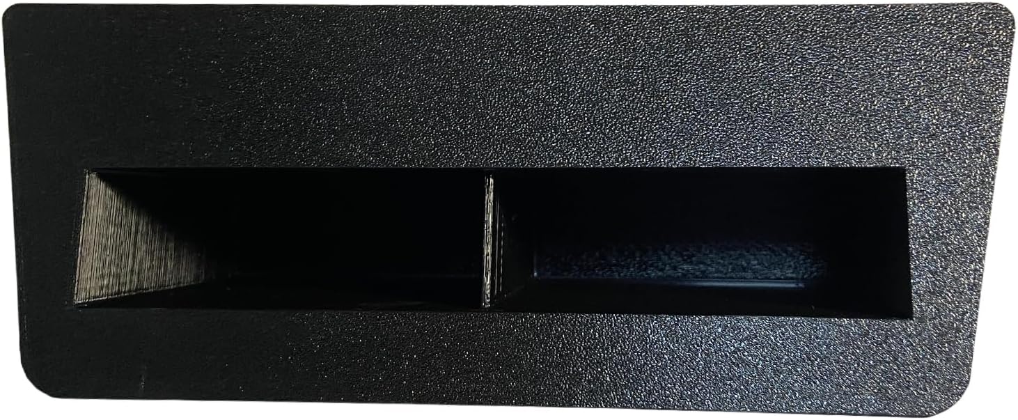 Evolution Golf Cart Console Organizer, Dual Storage Compartment for Phone and Wallet, Compatible with for Evolution D5 Maverick and for Ranger Models, Black