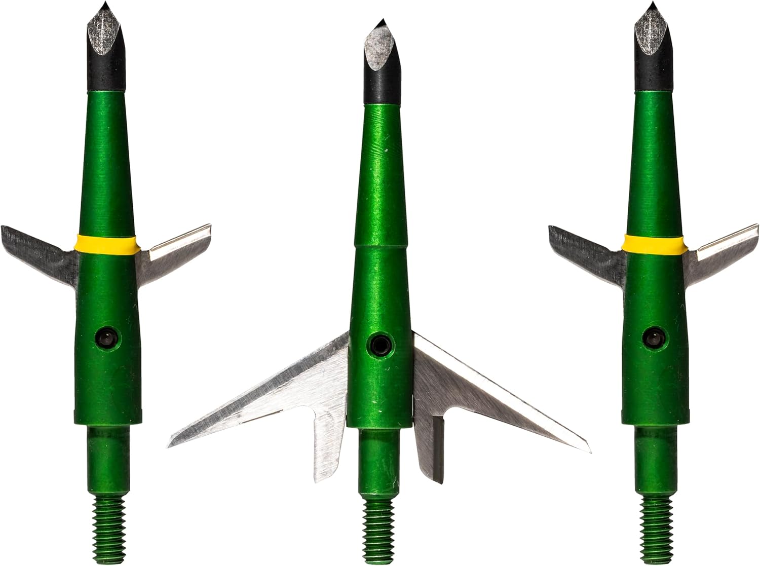 Swhacker SWH00207 #207 2 Inch Cut Broadheads Set of 3-100 Grain, Green, 2"