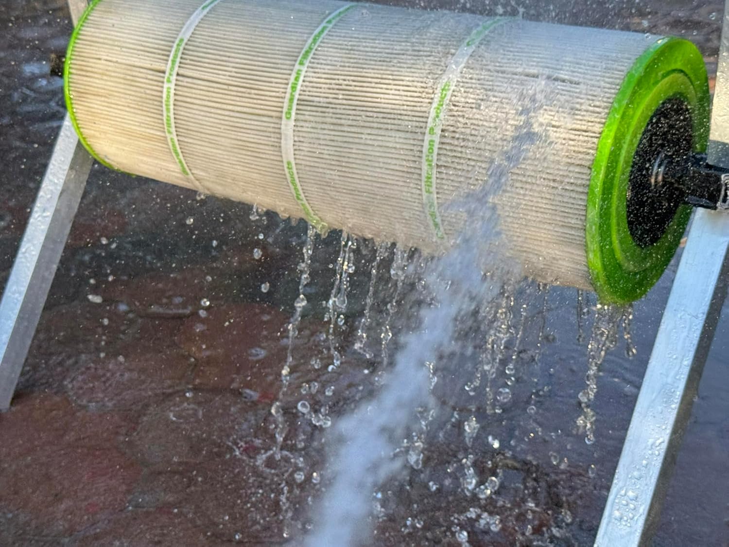 SpinDoc Filter Cleaning Stand Cleaner for 3, 4 or 6 Inch Swimming Pool Cartridges, Tornado Cyclonic Spinner Action Maintenance Pump Equipment Above in ground Solar Cover Salt Systems or Chlorine